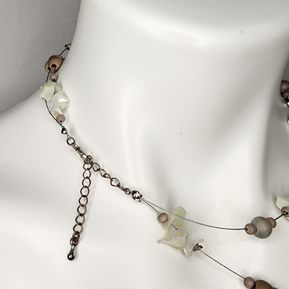 (3) Multi-Strand Beaded Fall Necklaces - Picture 12 of 13